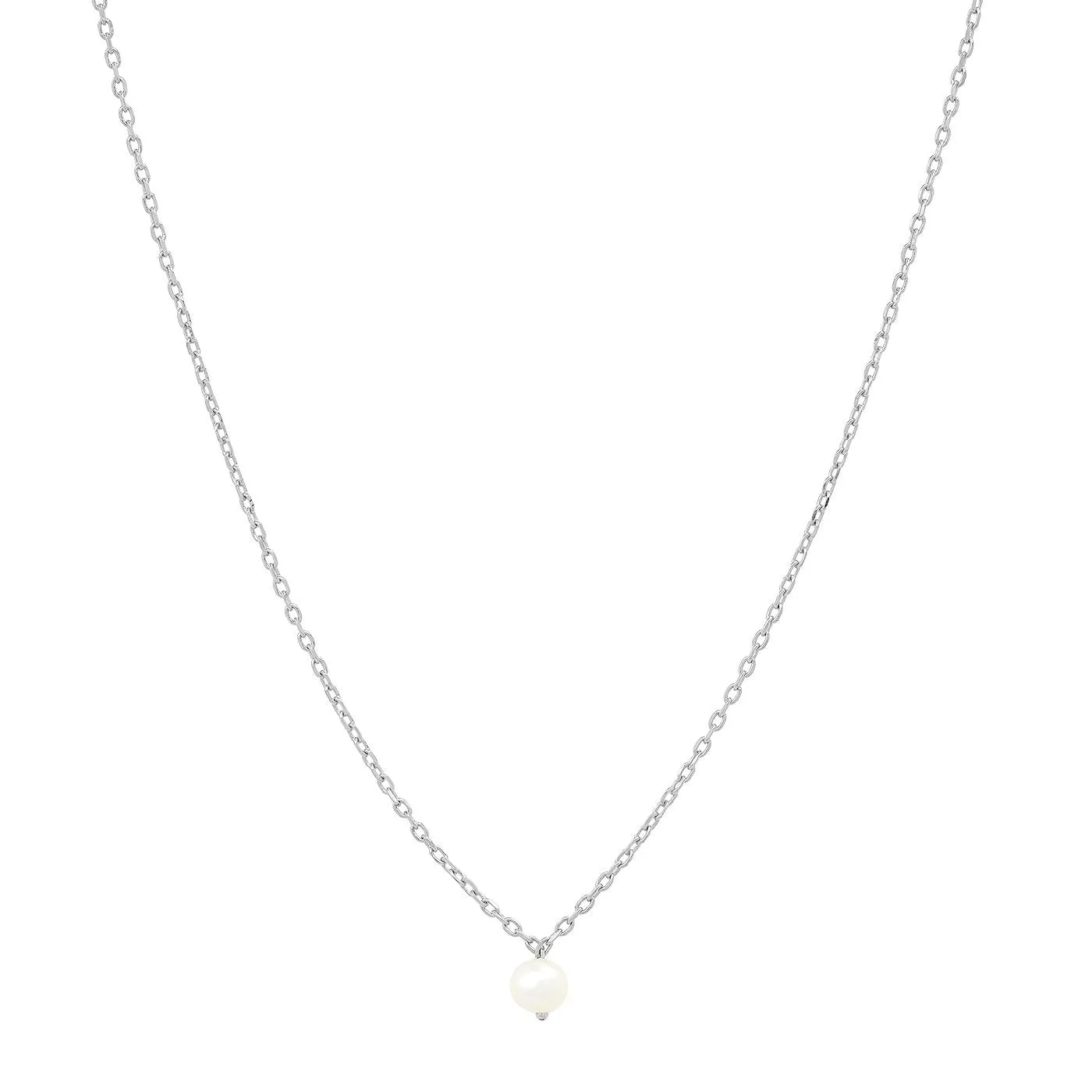 Delicate Chain with Simple Freshwater Pearl Pendant