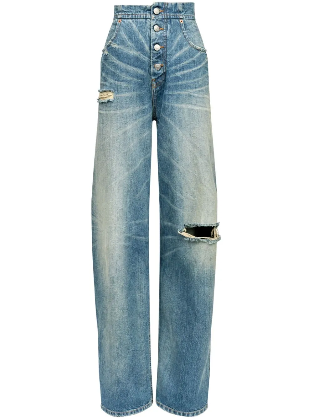 Denim cotton jeans