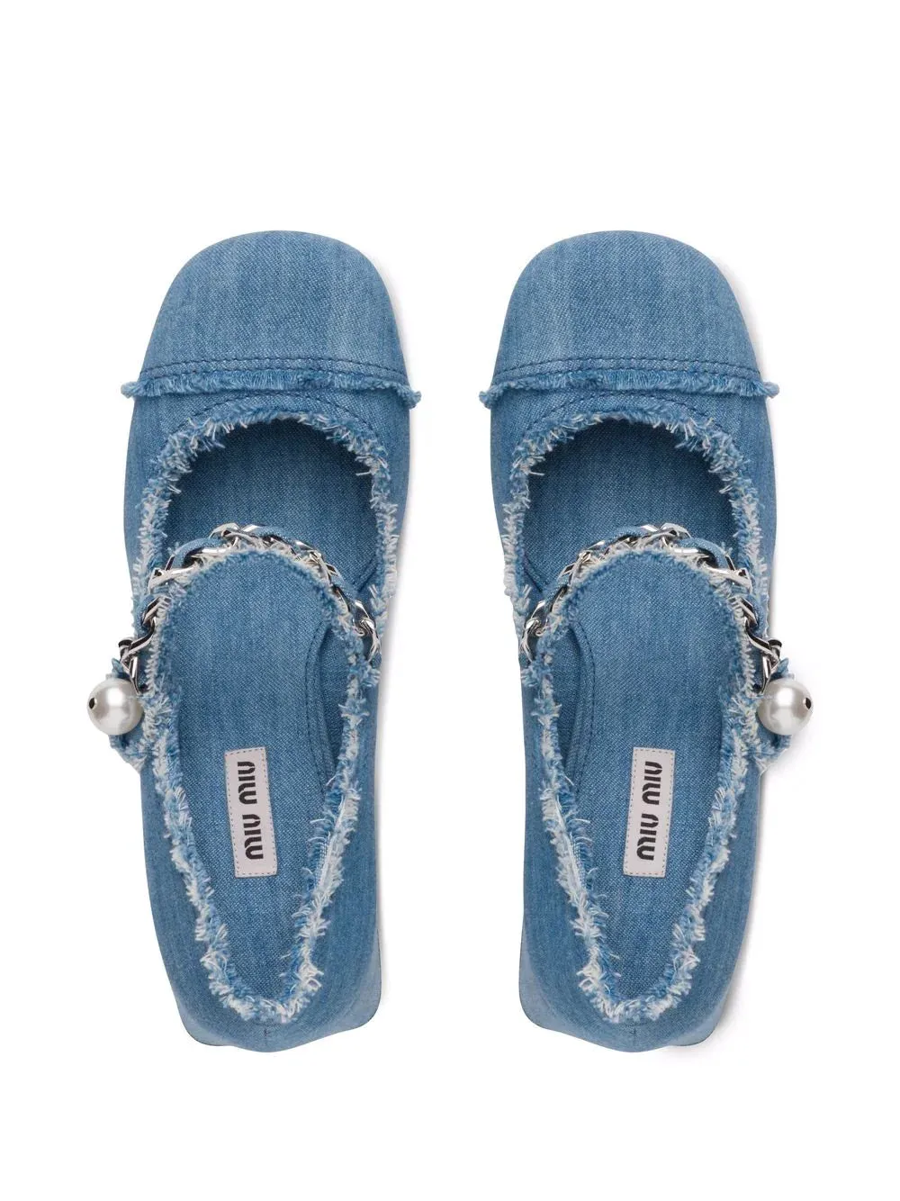 Denim Mary Jane Pumps