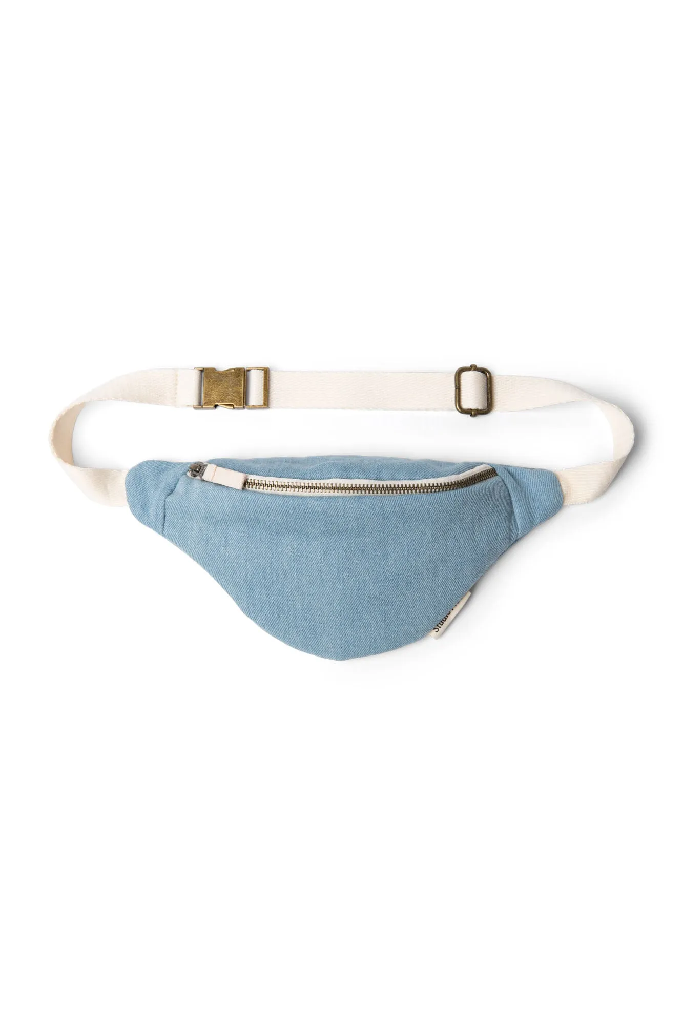 Denim Solid Mini Umhängetasche