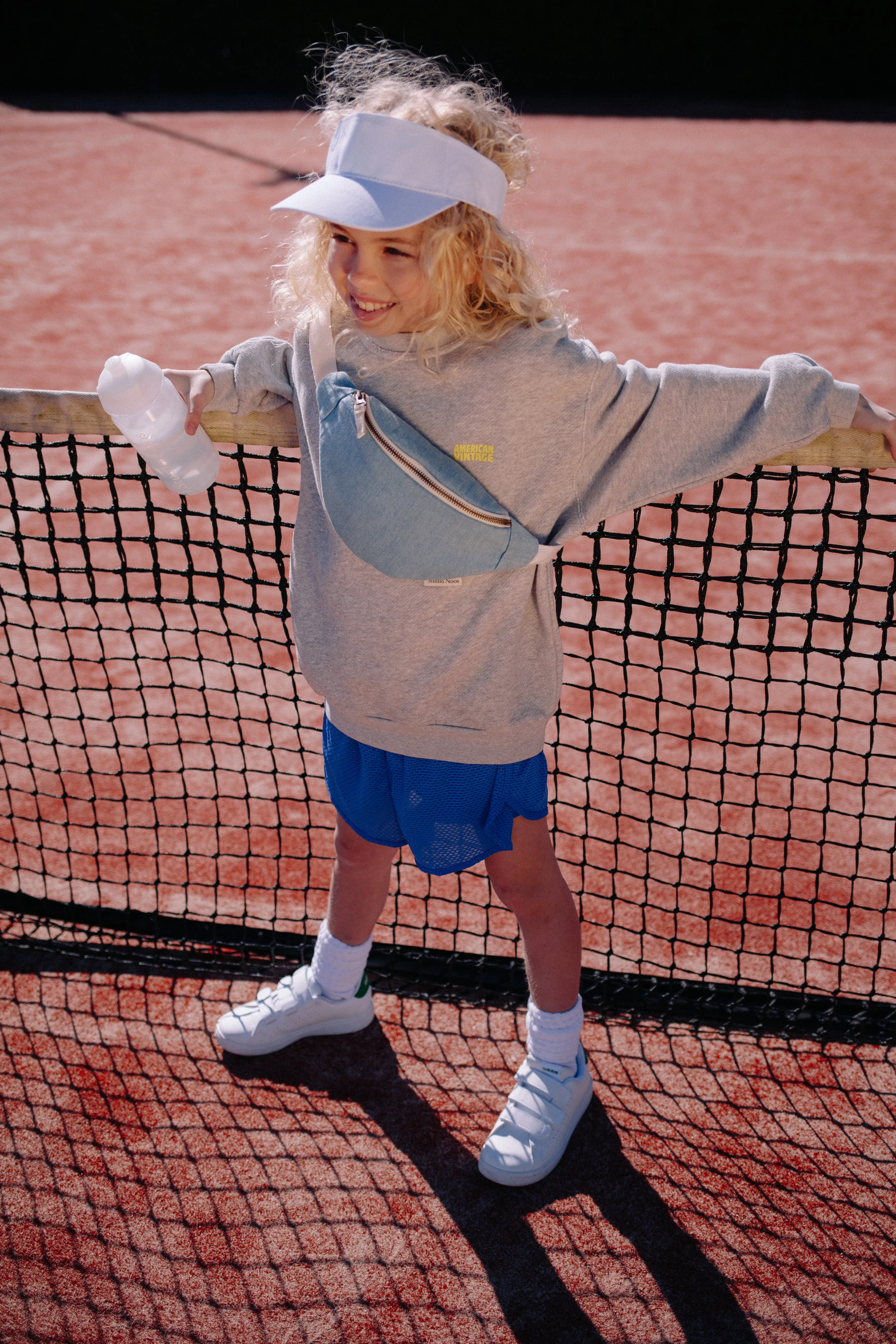 Denim Solid Mini Umhängetasche
