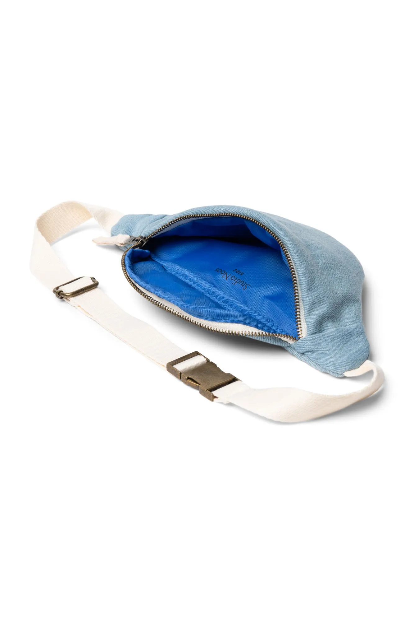 Denim Solid Mini Umhängetasche