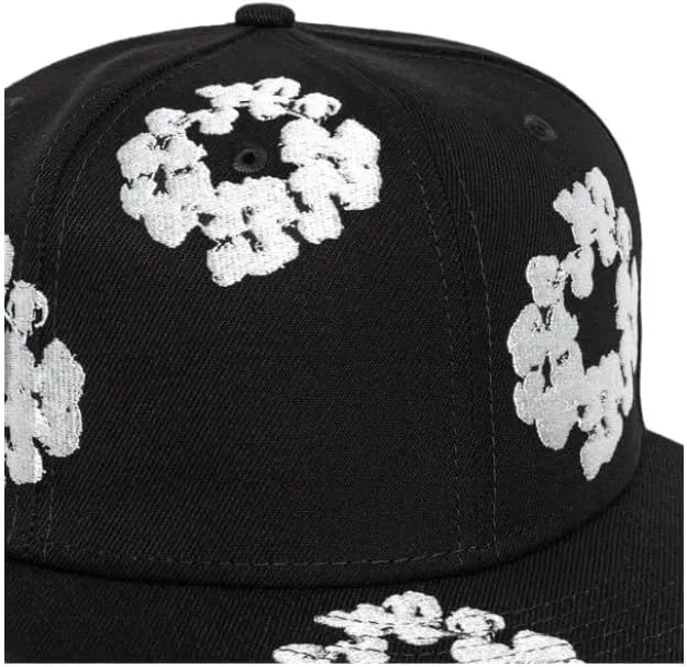 Denim Tears New Era Cotton Wreath 59/50 Black Cap