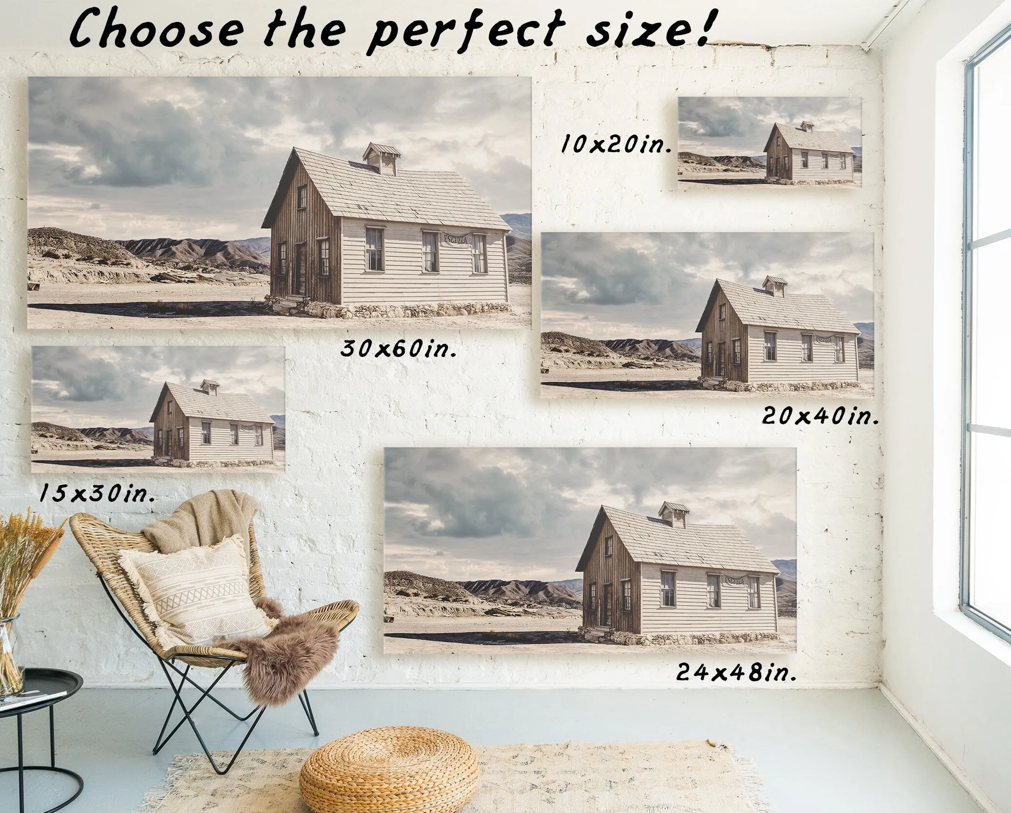 DESERT SHACK WALL ART