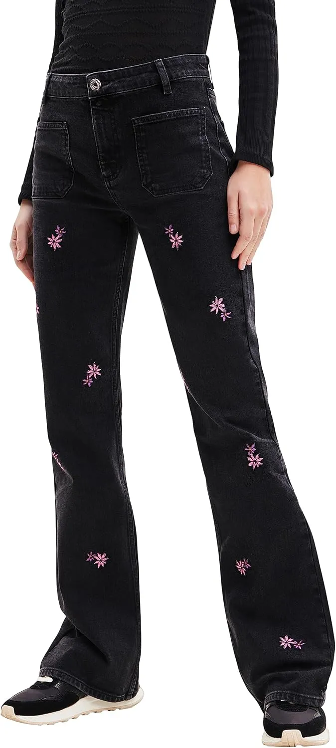 Desigual Women's Woman Denim Long Trouser