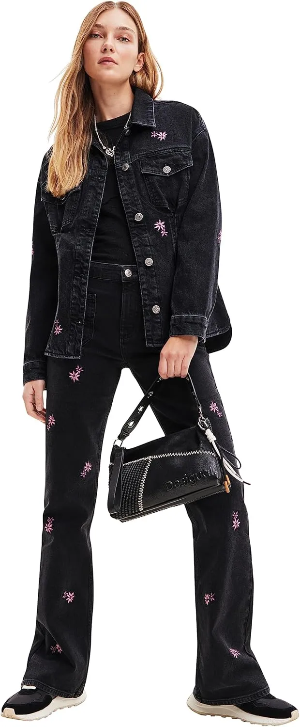 Desigual Women's Woman Denim Long Trouser