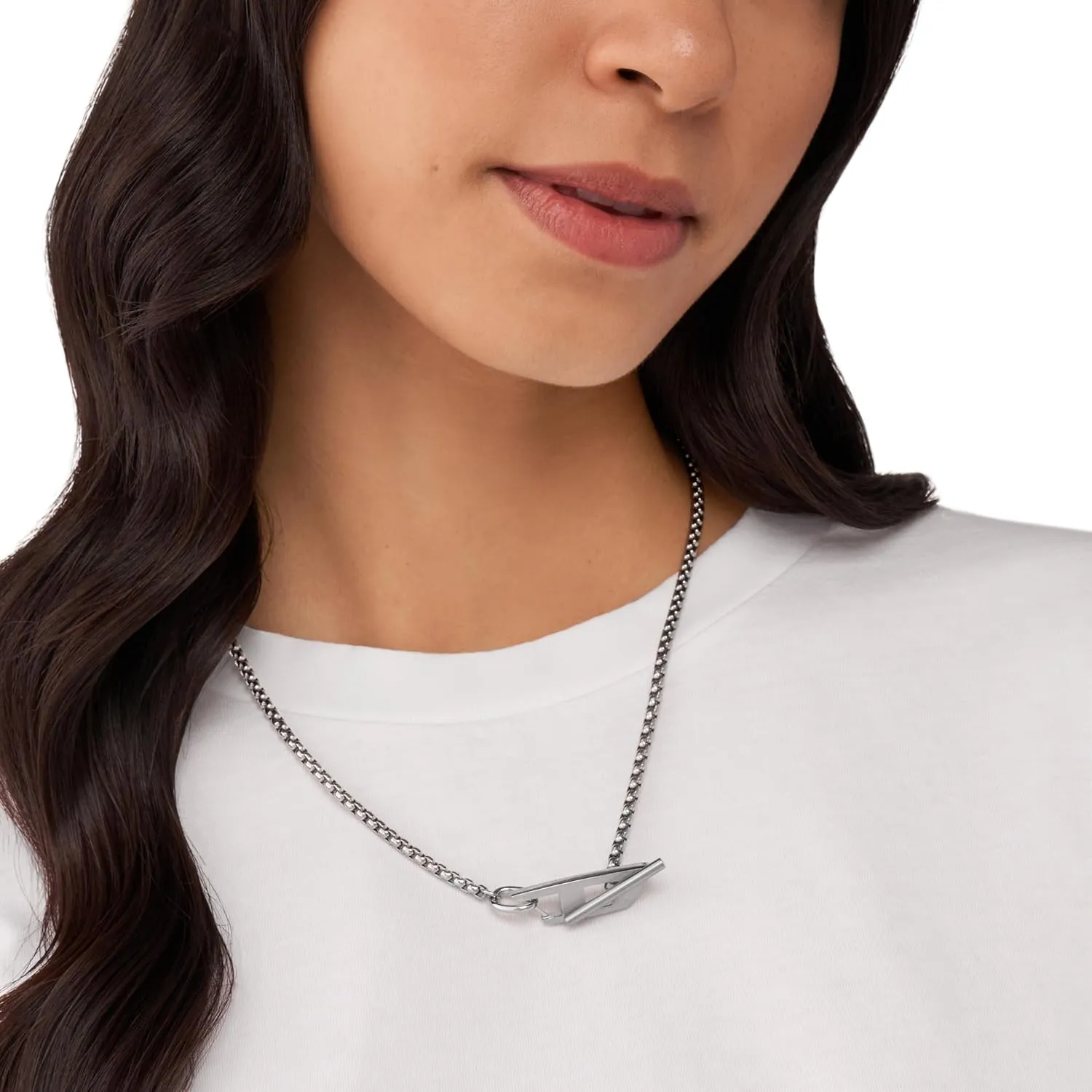 Diesel Stainless Steel Chain Necklace for Men