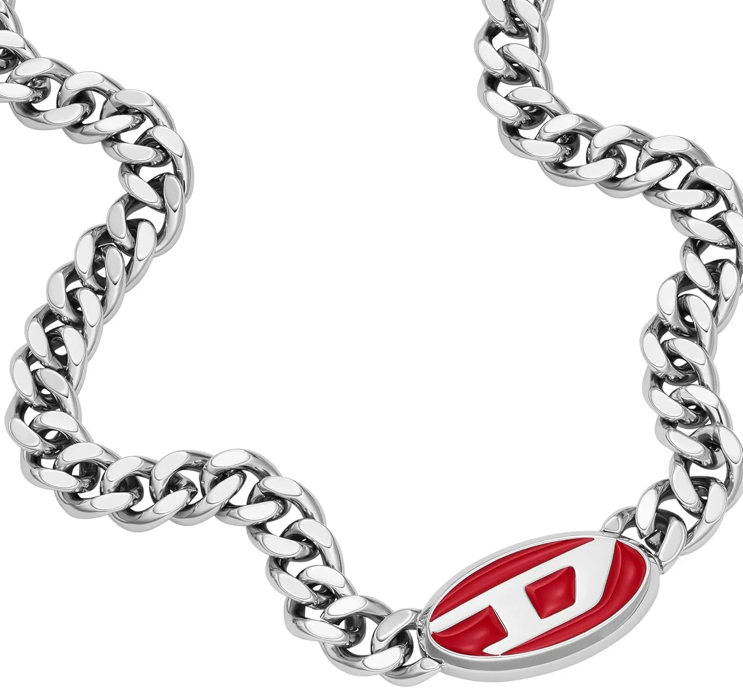 Diesel Stainless Steel Chain Necklace for Men
