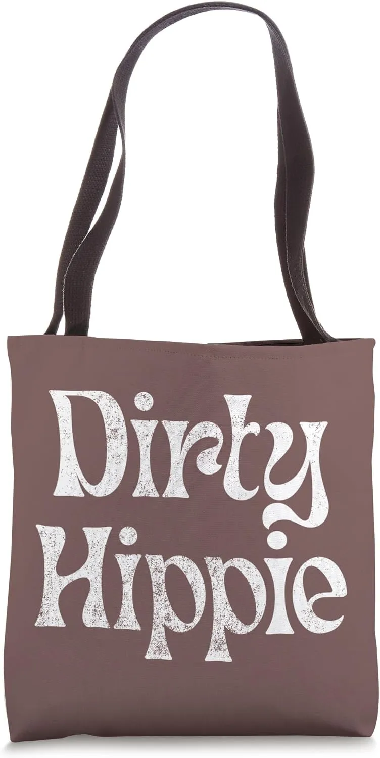 Dirty Hippie Retro Vintage Rustic Boho Aesthetic Tote Bag