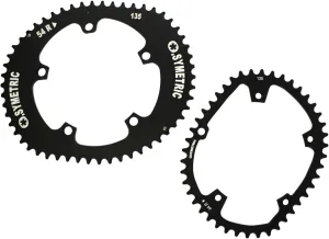 Diverse Unisex - Adult Chainring 2286592100 Chainring Black 52/38 Teeth