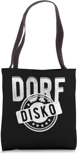 DORF DISKO Village disco Party East Germany Tote Bag