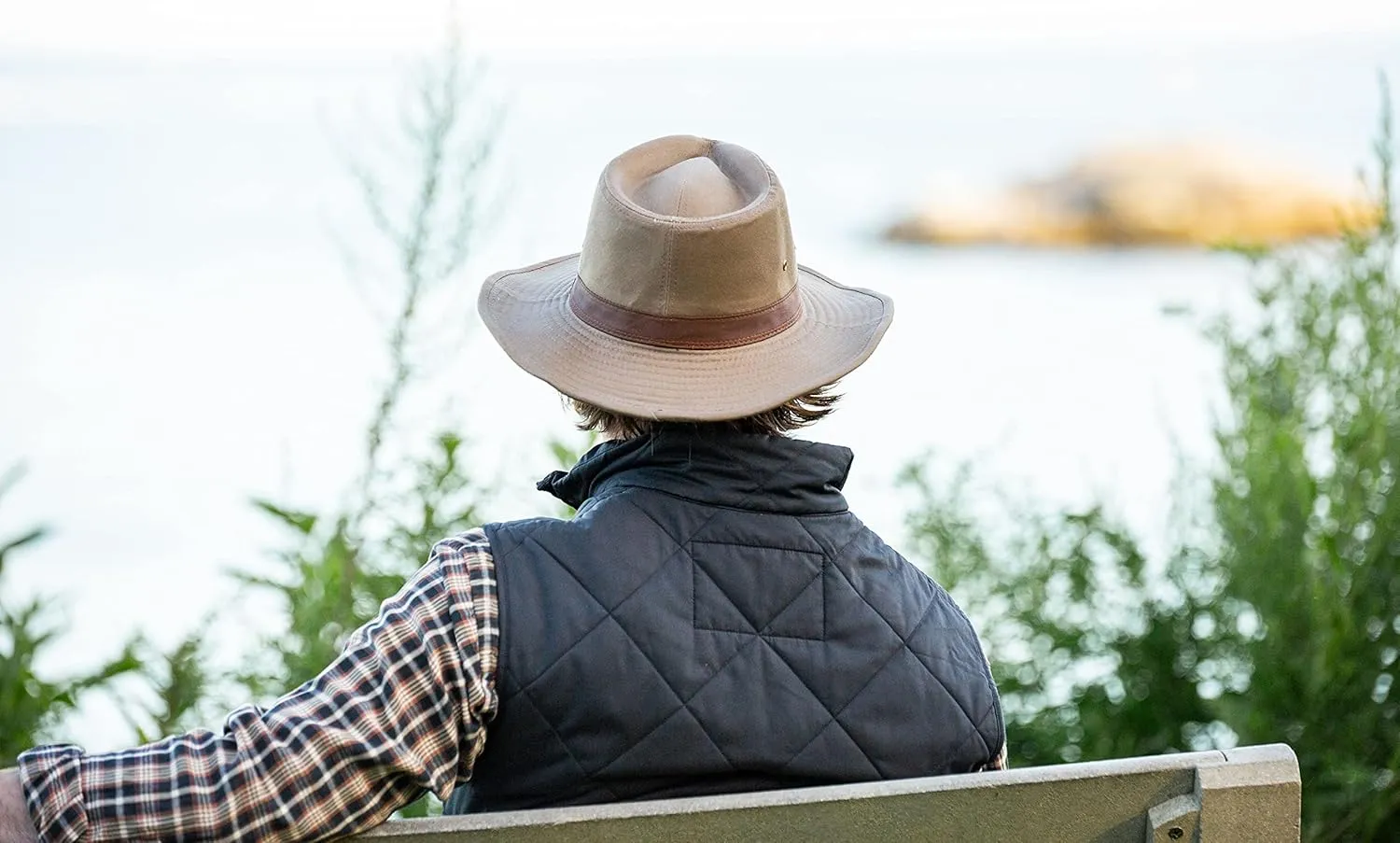 Dorfman Hat Co. Men's Twill Outback Hat