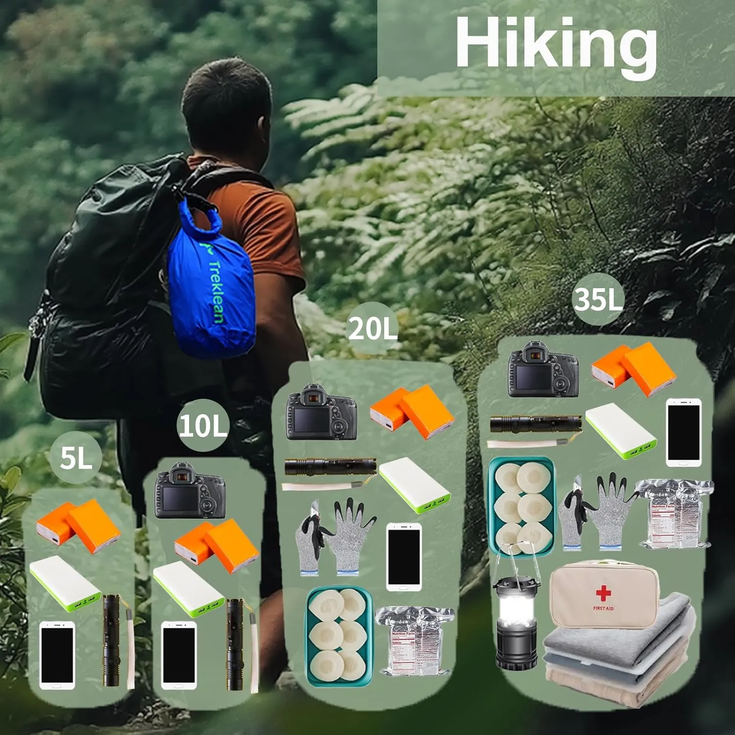 Dry Bag, Waterproof Floating and Lightweight Dry Bags, Roll Top Sack Keeps Gear Dry, for Kayaking, Rafting, Boating, Swimming, Camping, Hiking, Beach, Fishing outdoor