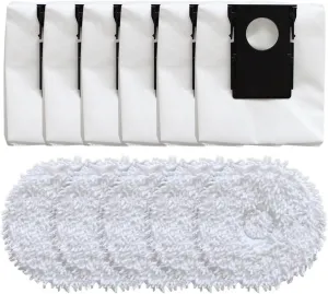 Dust Bags Replacement For Eureka J15 Pro For Ultra Floor Vacuum Cleaner, Large Capacity Replacement Dust Bags Vacuum Cleaner, Include 5* Mop Cloths   6* Dust Bags