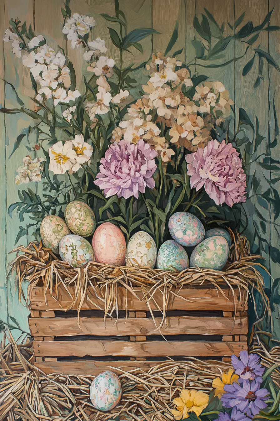 Easter's Rustic Canvas