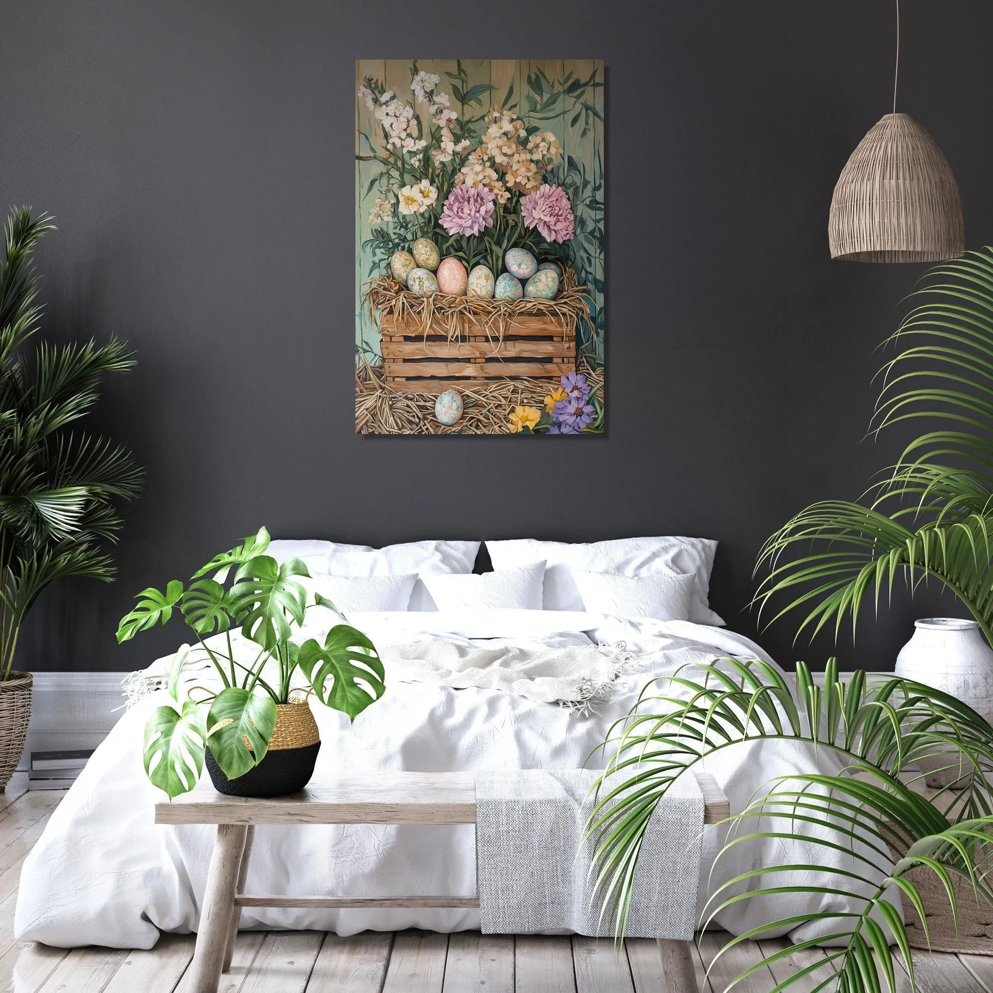 Easter's Rustic Canvas