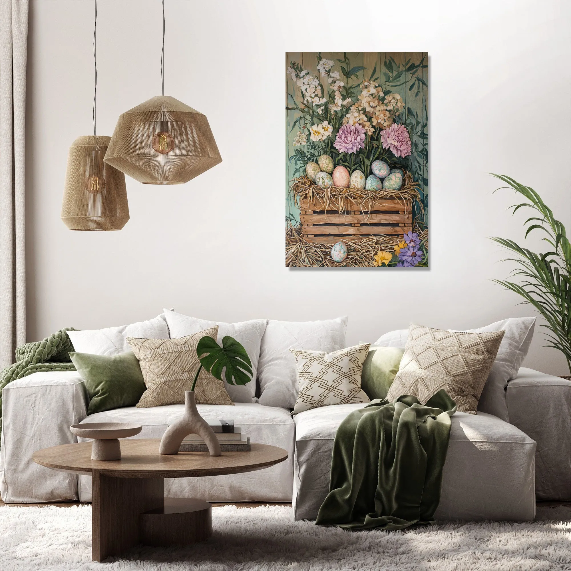 Easter's Rustic Canvas