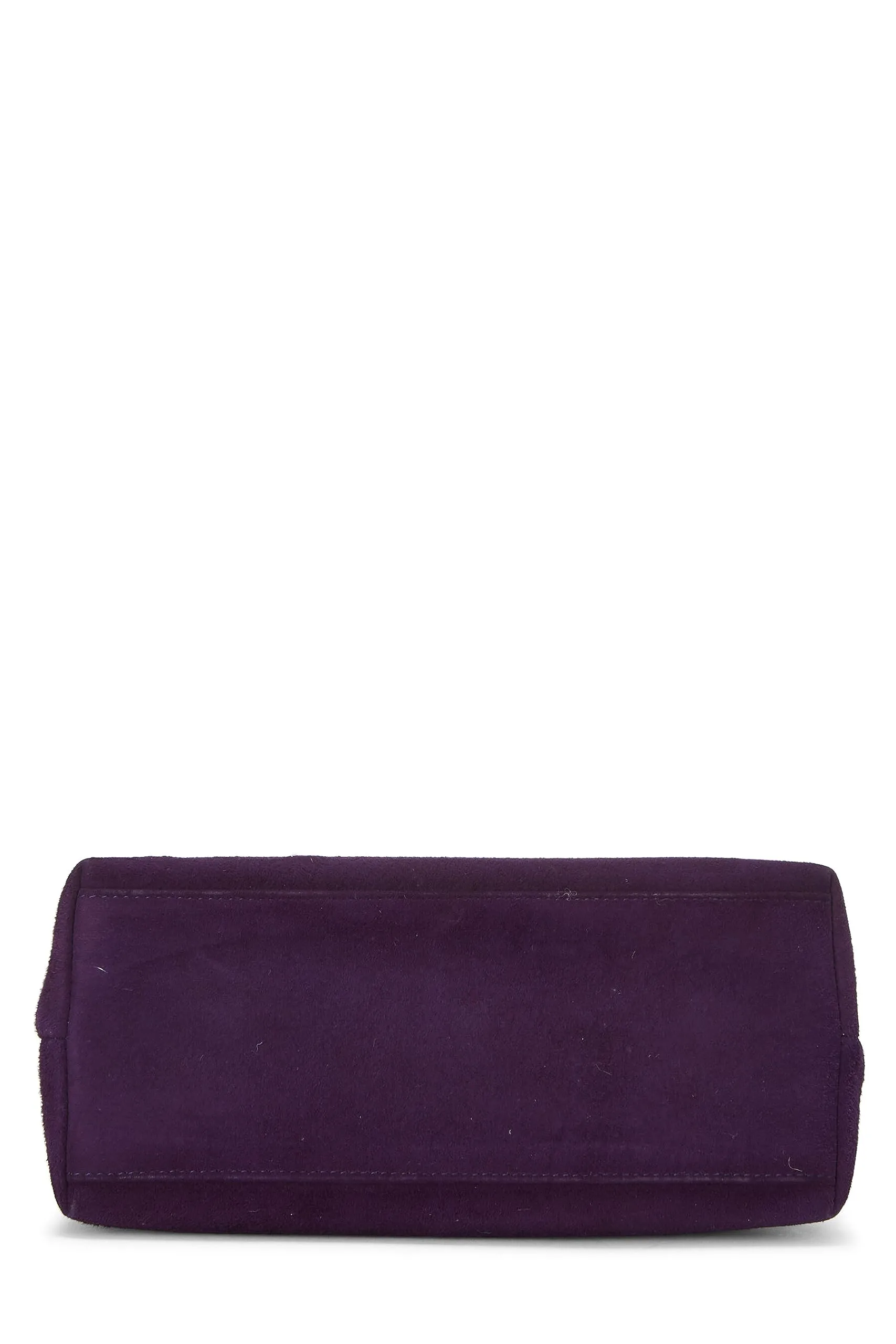 Eco-friendly technology Kiss Mini Lock Purple  Suede Savings-packed Chanel, Bag, Purple