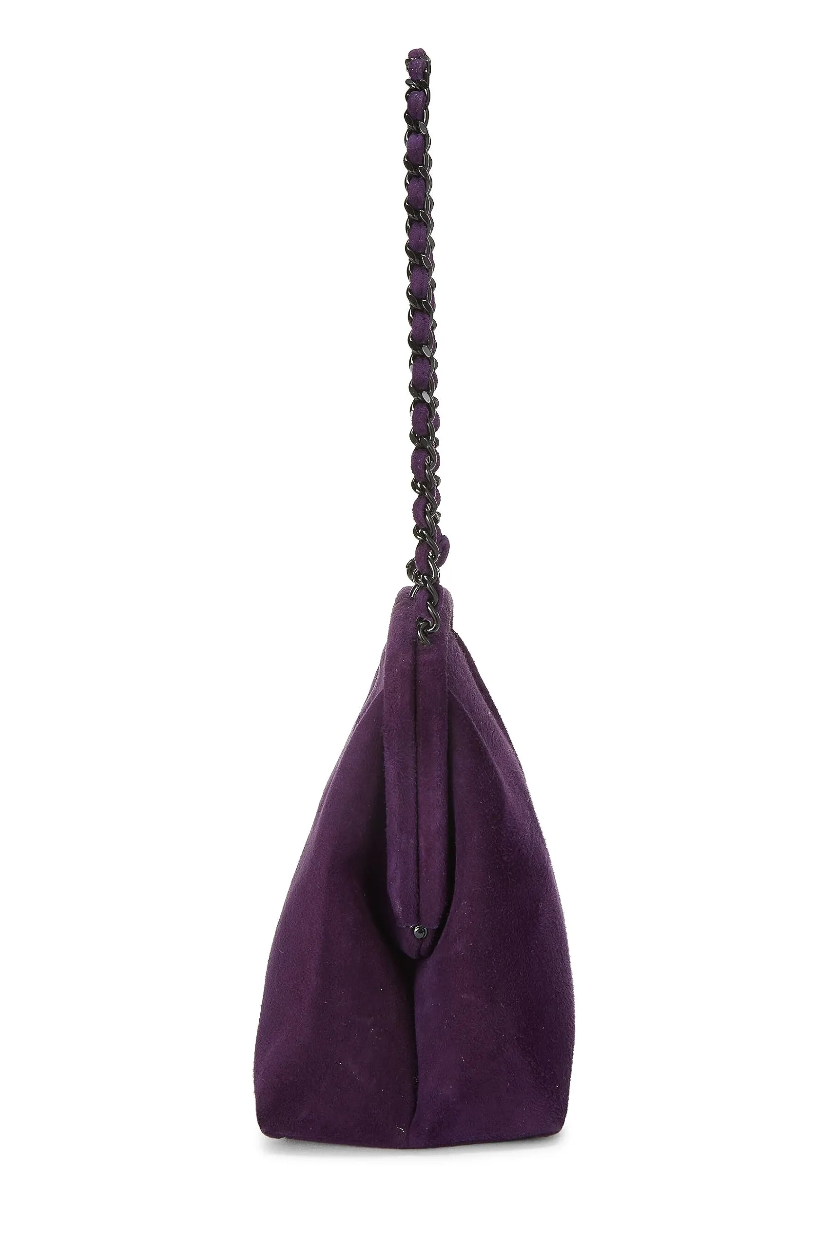 Eco-friendly technology Kiss Mini Lock Purple  Suede Savings-packed Chanel, Bag, Purple