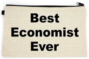 Economist Makeup Bag, Gift For Economist, Best Economist Ever, Toiletry Bag, Birthday Gift For Her, Makeup Bag For Women, Christmas Gift Bag