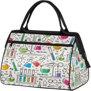 Educational Science Formulas Pattern Travel Duffel Bag Sports Travel Duffel Bag Waterproof Durable Large Gym Tote Bag Weekender Overnight Bag for Women Travel Gym Yoga