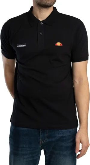 ellesse Men's Monvali Polo Shirt, Black, L