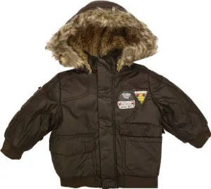 Em-Urban Global Faux Leather Jacket, Baby Boys, 18 Months Brown