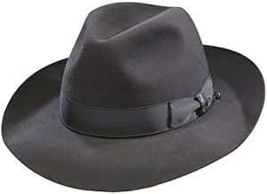 Ernesto - Beaver Fur Felt Hat - Charcoal