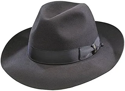 Ernesto - Beaver Fur Felt Hat - Charcoal