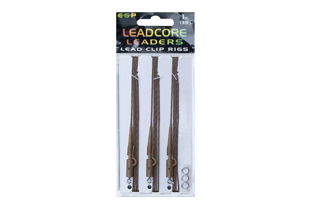 ESP Leadcore Leaders - Lead Clip Rigs