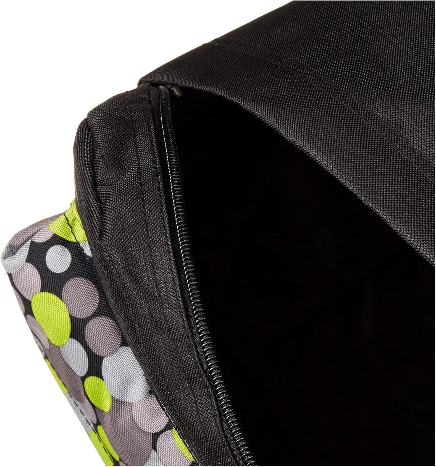 Everest Classic Pattern Backpack, Black/Yellow Dot, One Size