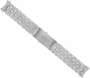Ewatchparts 18mm Watch Band Strap Bracelet Compatible With Omega Seamaster Midsize Heavy Bracelet Stainless Steel