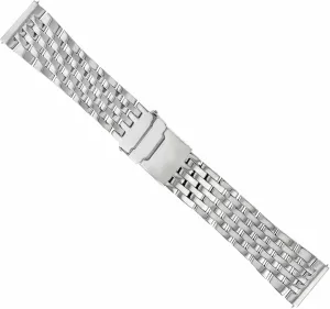 Ewatchparts 22mm Watch Band Bracelet Compatible With Breitling Navitimer A13322 7 Link Stainless Steel Shiny
