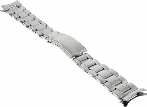 Ewatchparts Stainless Steel Oyster Watch Band Compatible With Rolex 19mm Date 34mm Case Rivited Style