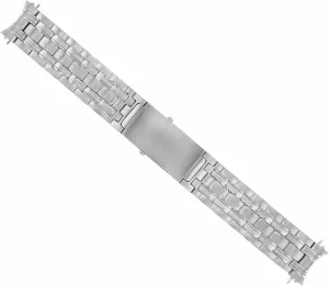 Ewatchparts Watch Band Stainless Steel Compatible With Omega Seamaster Brush Finish Bracelet 20mm Heavy