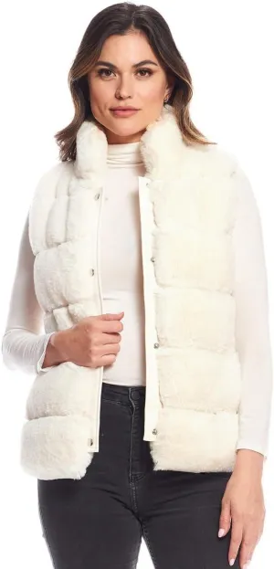 Fabulous-Furs Donna Salyers Faux Fur Posh Snap Vest