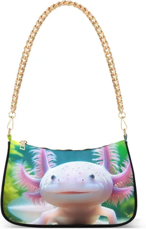 Fantasy Mermaid under Sea Tote Bag Purse Hobo Tote Bag Womens Vintage Handbags Chain Small Shoulder Bag