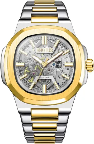 Fashion Automatic Mechanical Watches Stainless Steel Strap Men's Watch Waterproof Business Male Dress Wristwatch