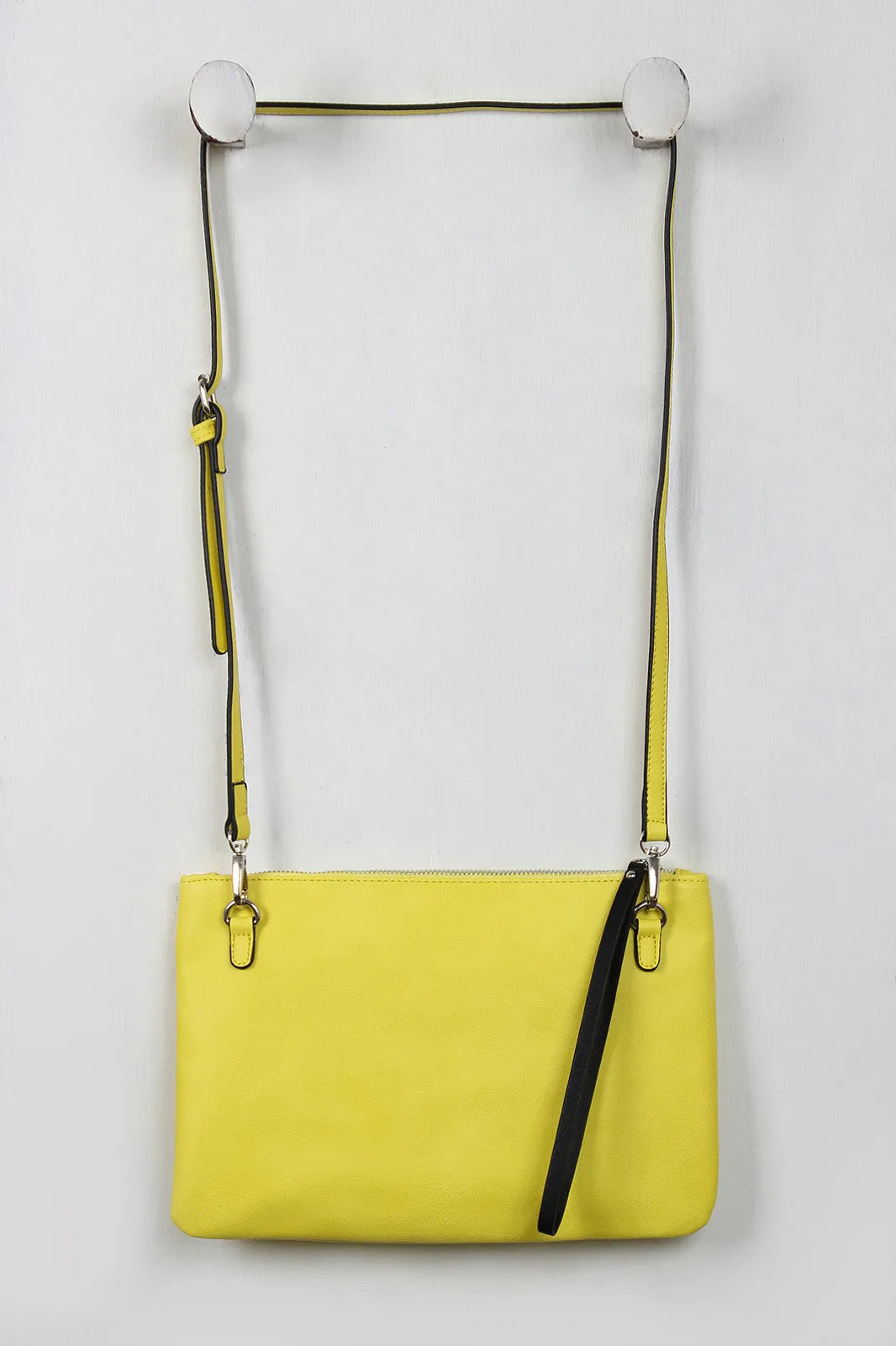 Faux Fur Accent Style Icon Clutch