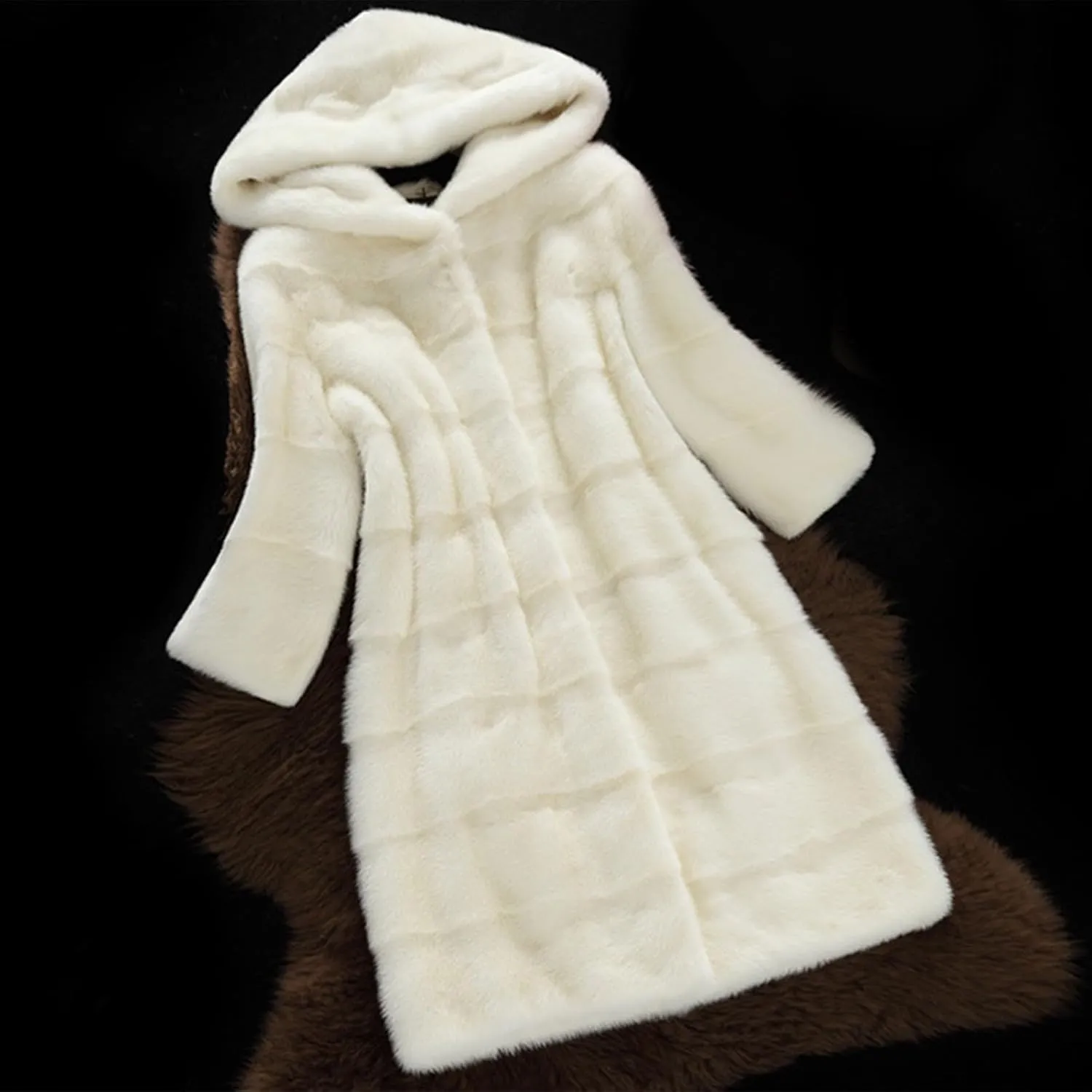 Faux Fur Coat Women Cropped Fleece Open Front Cardigan Trendy Warm Winter Coats for Women 2024 Fluffy Jacket Y2K