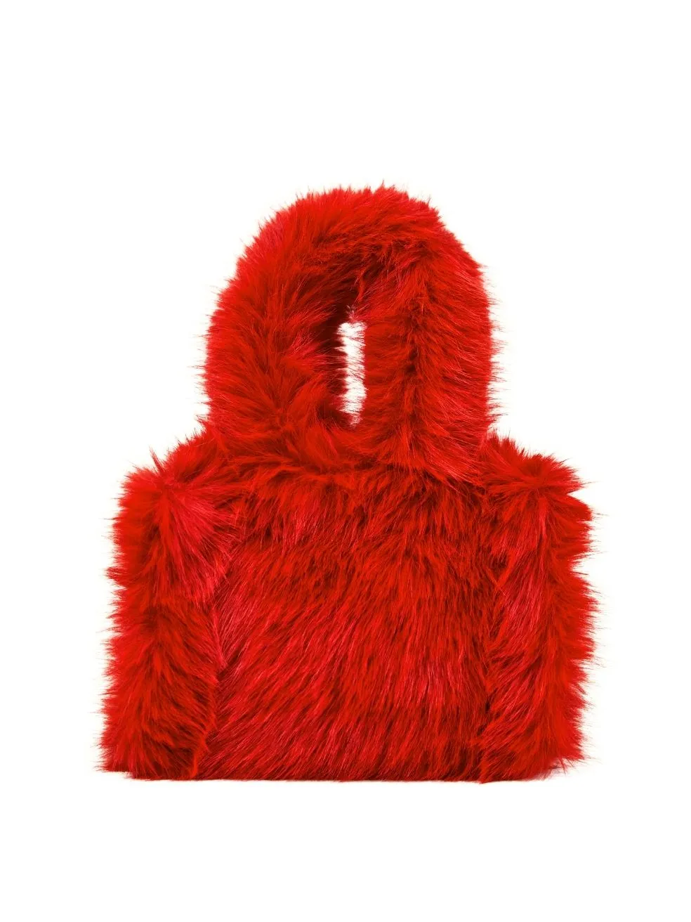 FAUX FUR MINI TOTE