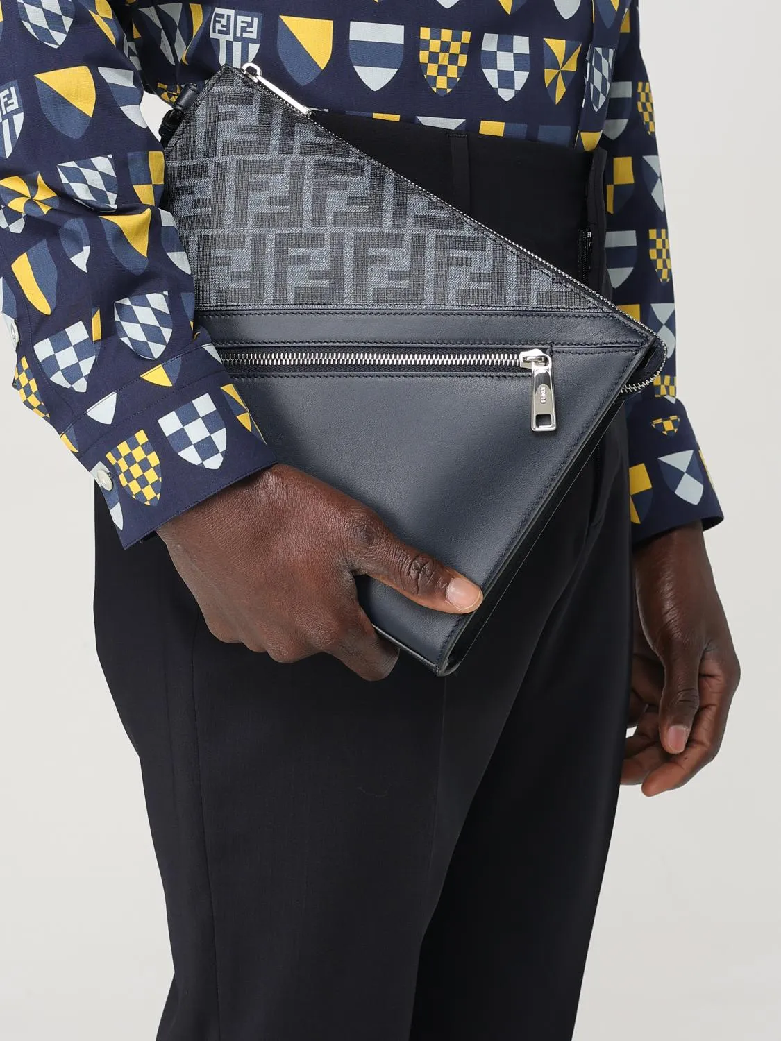 Fendi Briefcase Men Denim