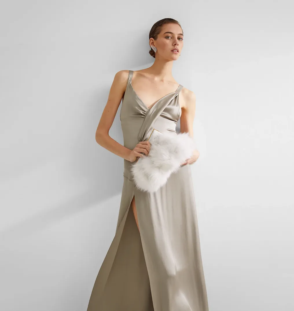 Fendi First Small
White fox fur bag
