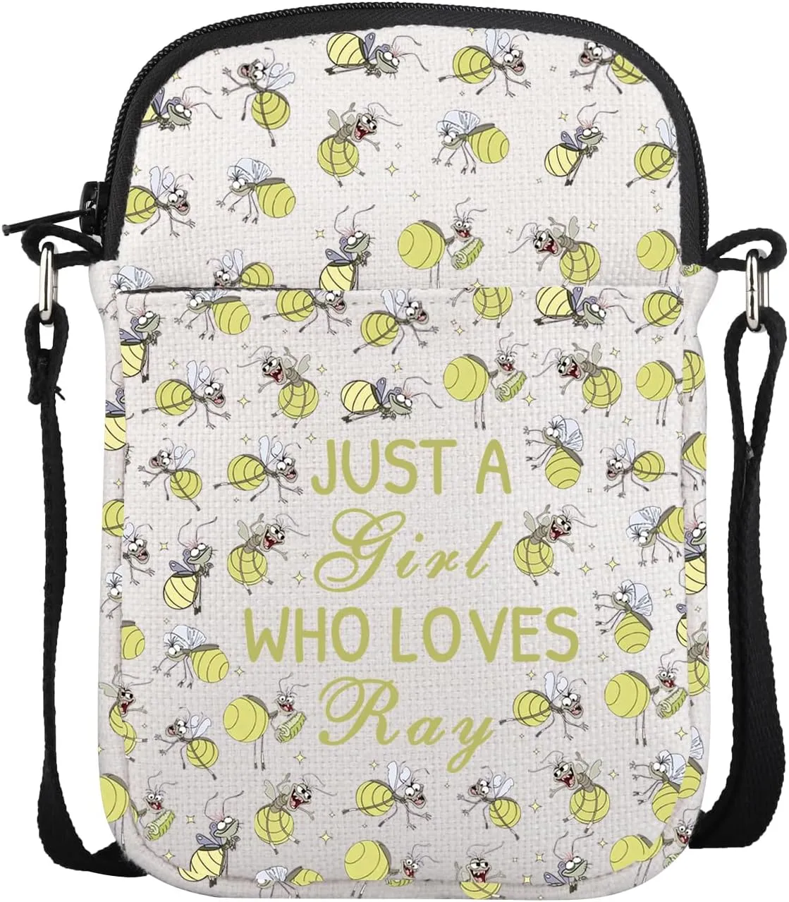 Firefly Ray Crossbody Purse Bag Cartoon Characters Messenger Bags Fair Tales Gift For Princess And Frog Fans (Ray)