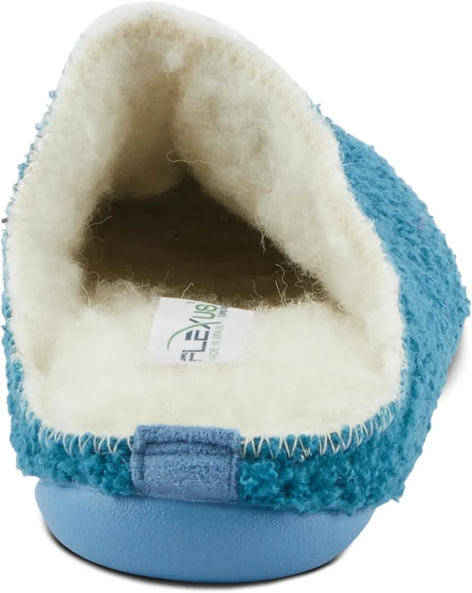 Flexus Women's LYNDEL Leather Clog with Adjustable Strap, Comfort Footbed, and Slip-Resistant Sole
