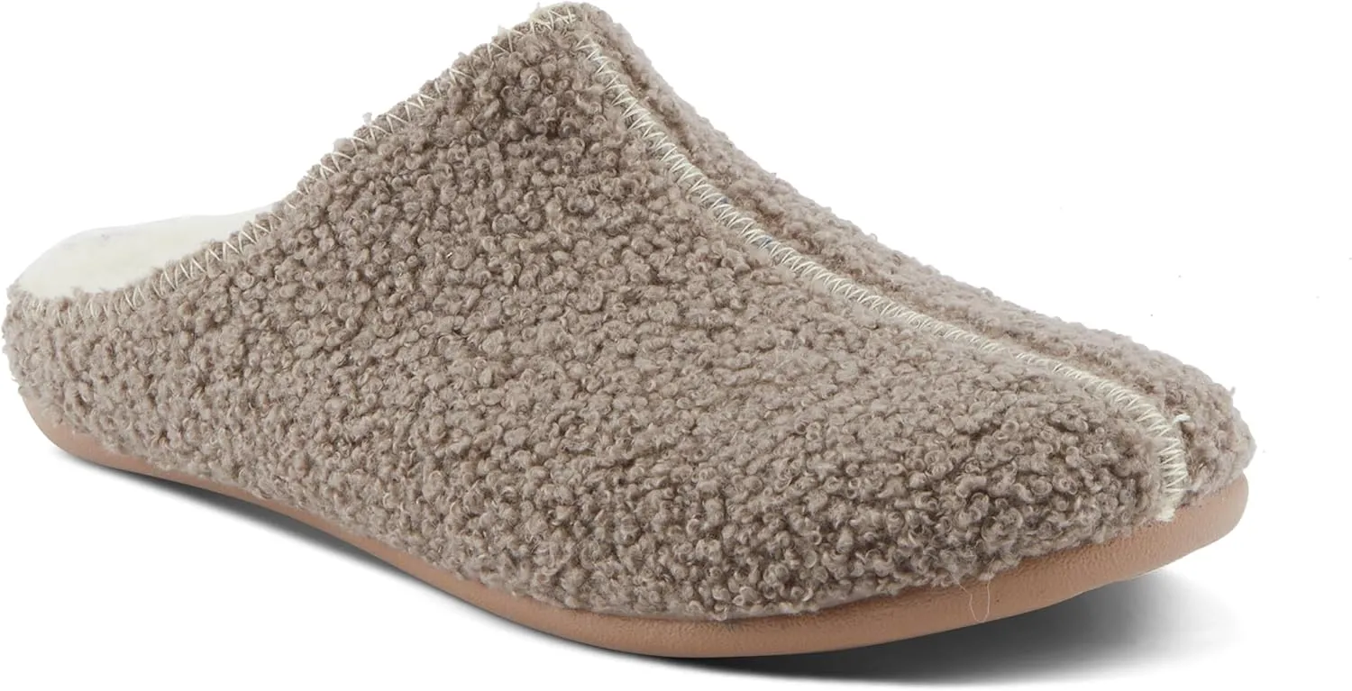 Flexus Women's LYNDEL Leather Clog with Adjustable Strap, Comfort Footbed, and Slip-Resistant Sole