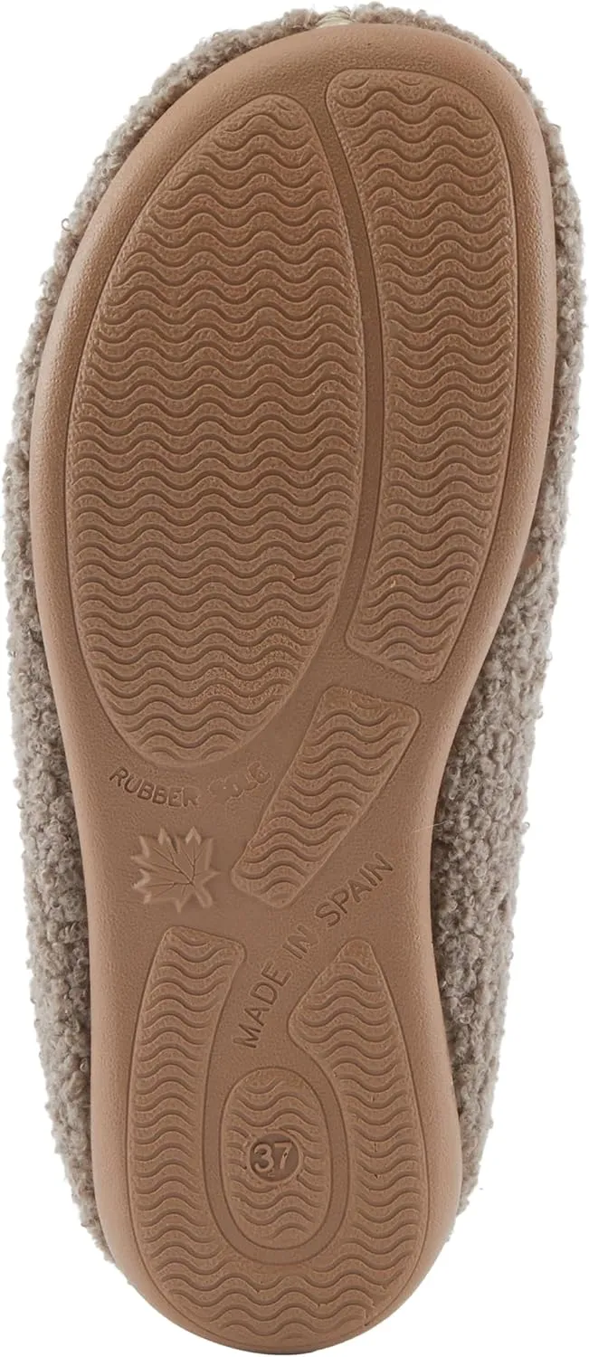 Flexus Women's LYNDEL Leather Clog with Adjustable Strap, Comfort Footbed, and Slip-Resistant Sole