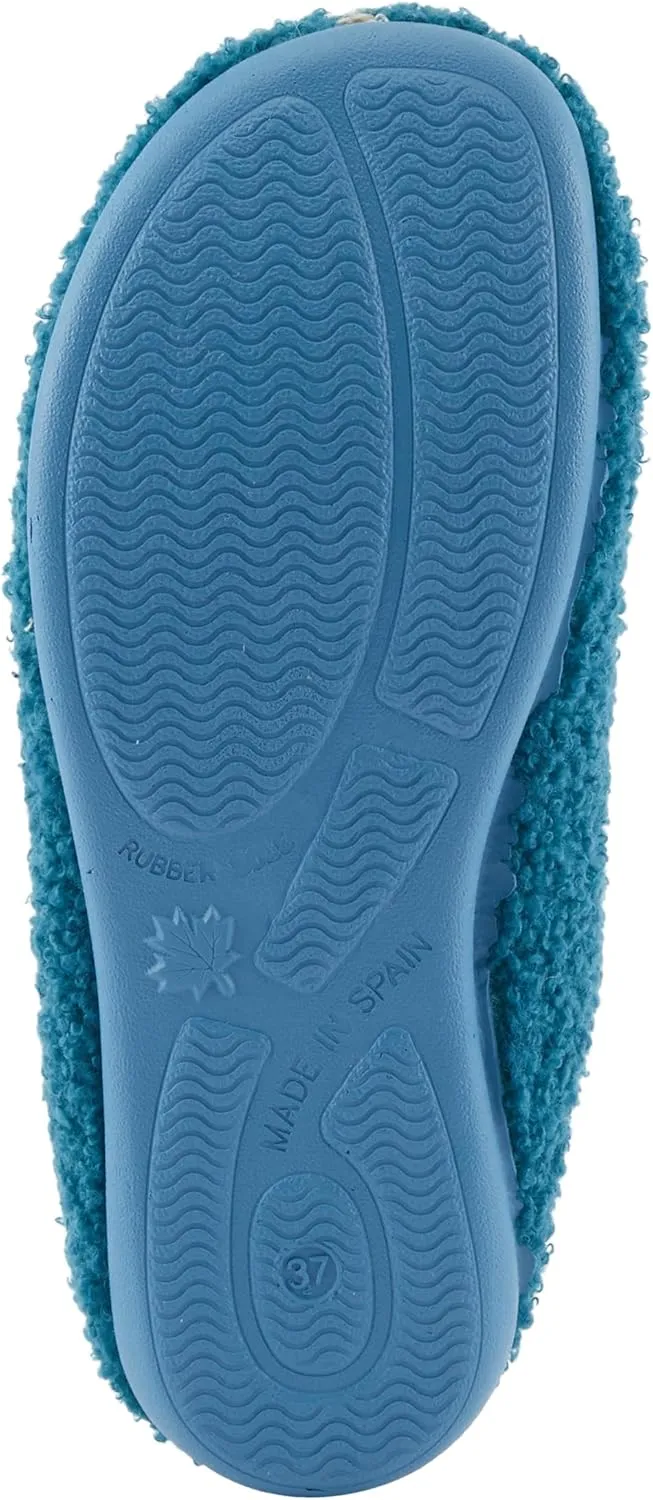 Flexus Women's LYNDEL Leather Clog with Adjustable Strap, Comfort Footbed, and Slip-Resistant Sole