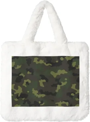 Fluffy Bag Purse, Winter Faux Fur Bags for Women Furry Tote Bag Fuzzy Shoulder Handbags
