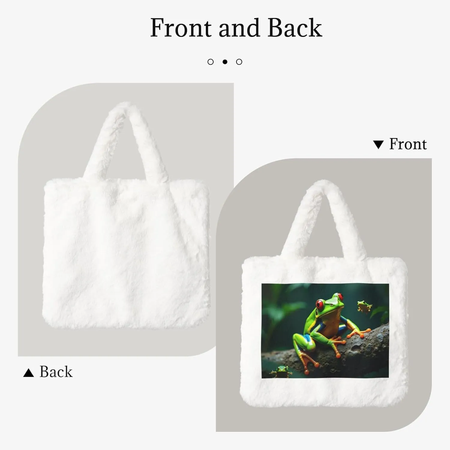Fluffy Tote Bag for Women Plush Shoulder Purses Ladies Faux Fur Bag Top Handle Satchel Handbag Fall Winter